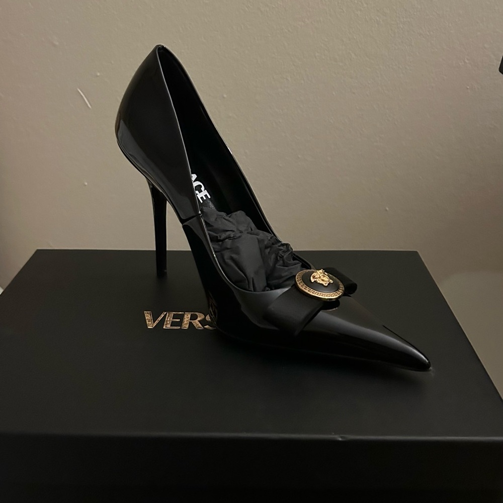 Versace Black Women's Stiletto Heels